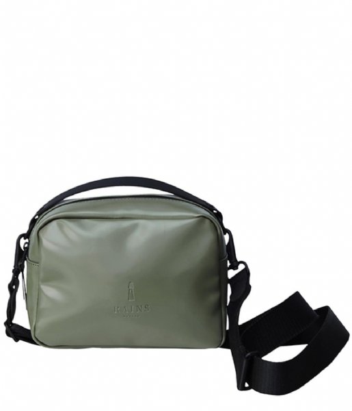 Rains Crossbody bag Box Bag Shiny Olive (84)